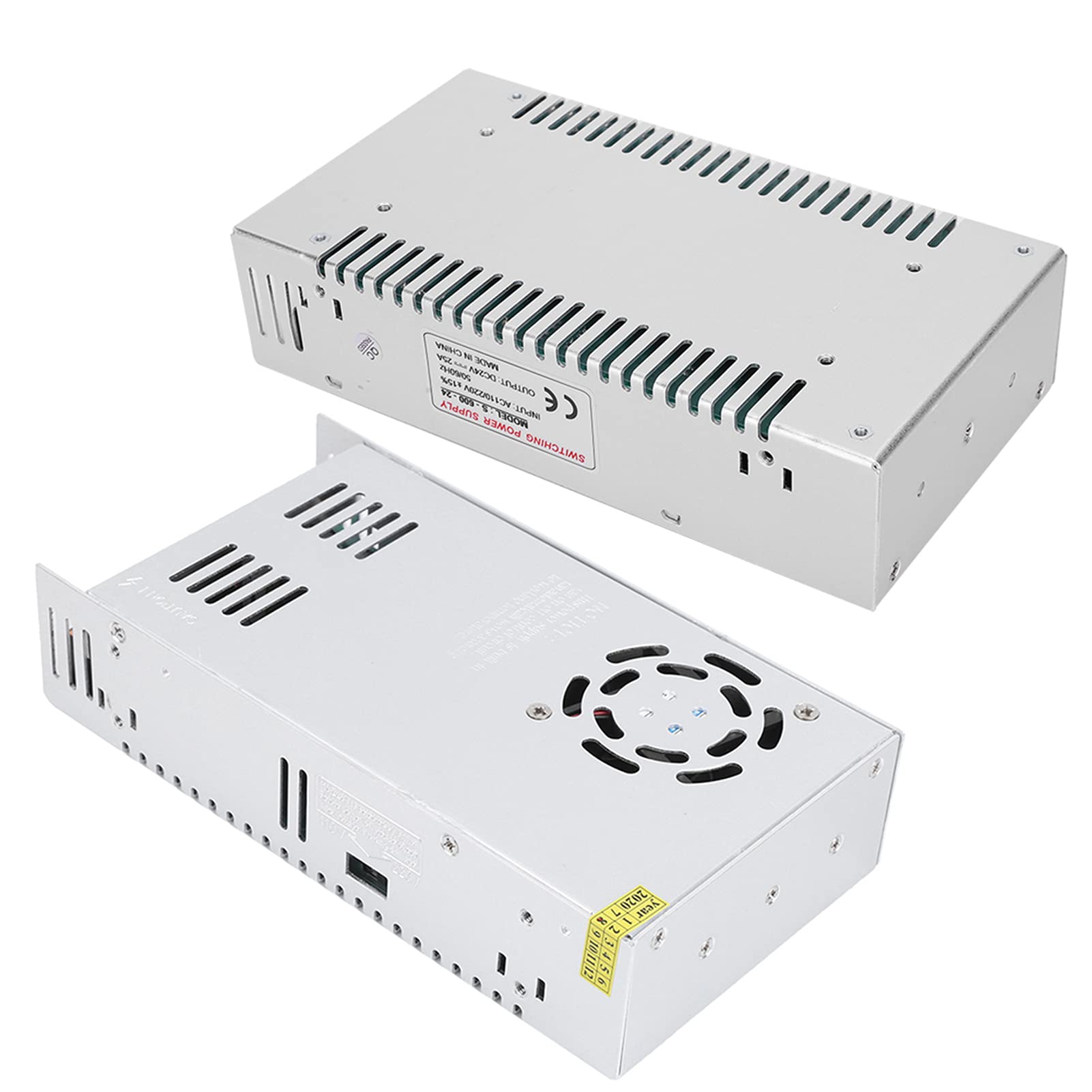24V Power Supply 10A 240W AC DC Adapter, DC 24 Volt 10 Amp Switching Power Converter Transformer LED Driver 110V / 220V AC in for LED Light Strip 3D Printer CCTV