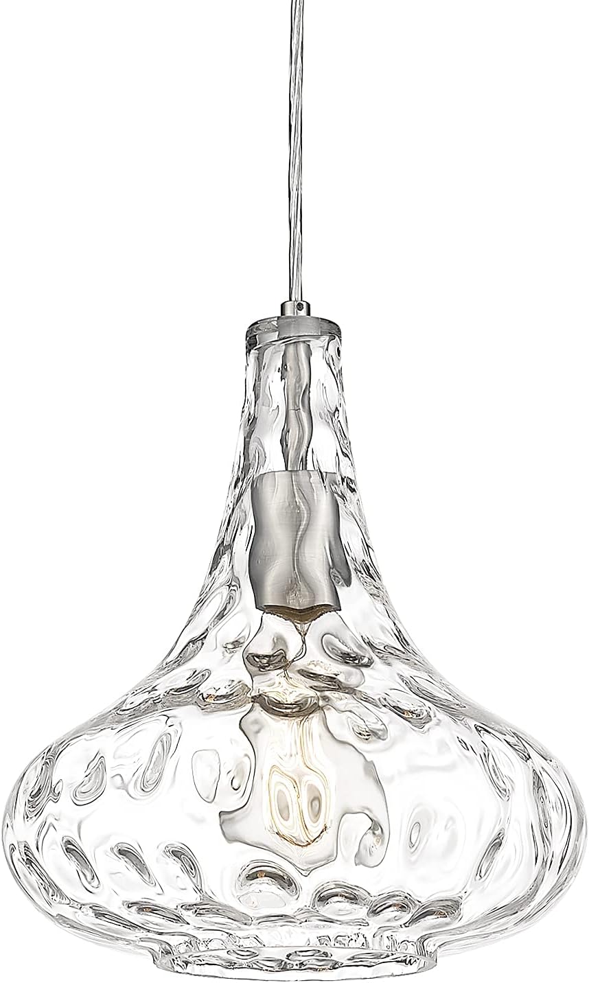 Glass Kitchen Pendant Lights Autelo Pendant Light Fixture with