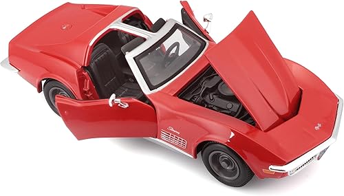 Miniatura 2 de Maisto Modelo compatible con Chevrolet Corvette 1970 RED 1:24 DIECAST MI31202R