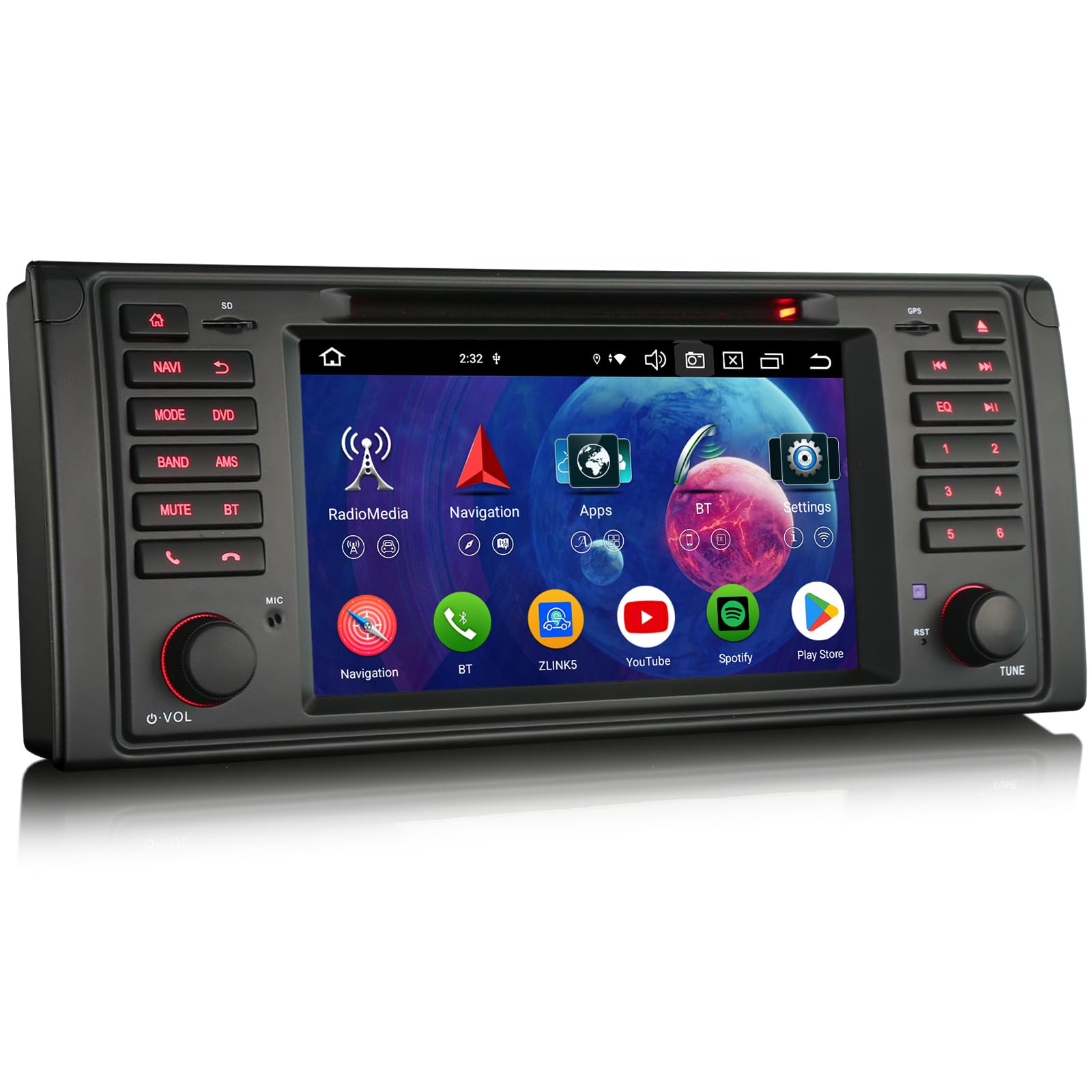 Autoradio Pour BMW Série 5 E39 (1995-2003) - Écran 7 Pouces IPS, CarPlay/Android Auto Sans Fil, Linux - 5