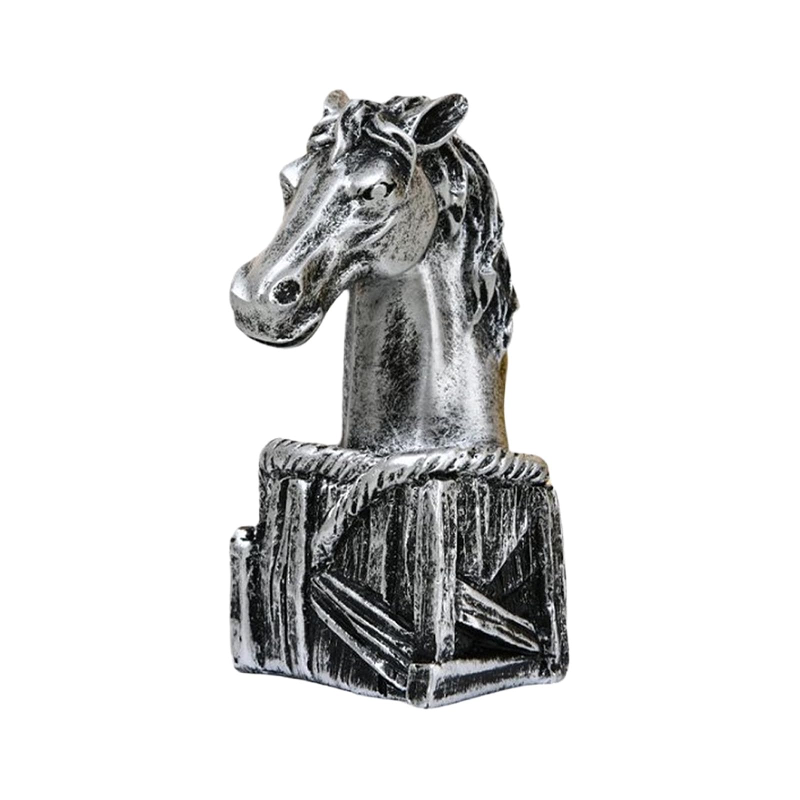 JTQYFI Modern Horse Sculpture Abstract Art Figurine for Home Bookshelf Decor Animal Sculptures Home Decors