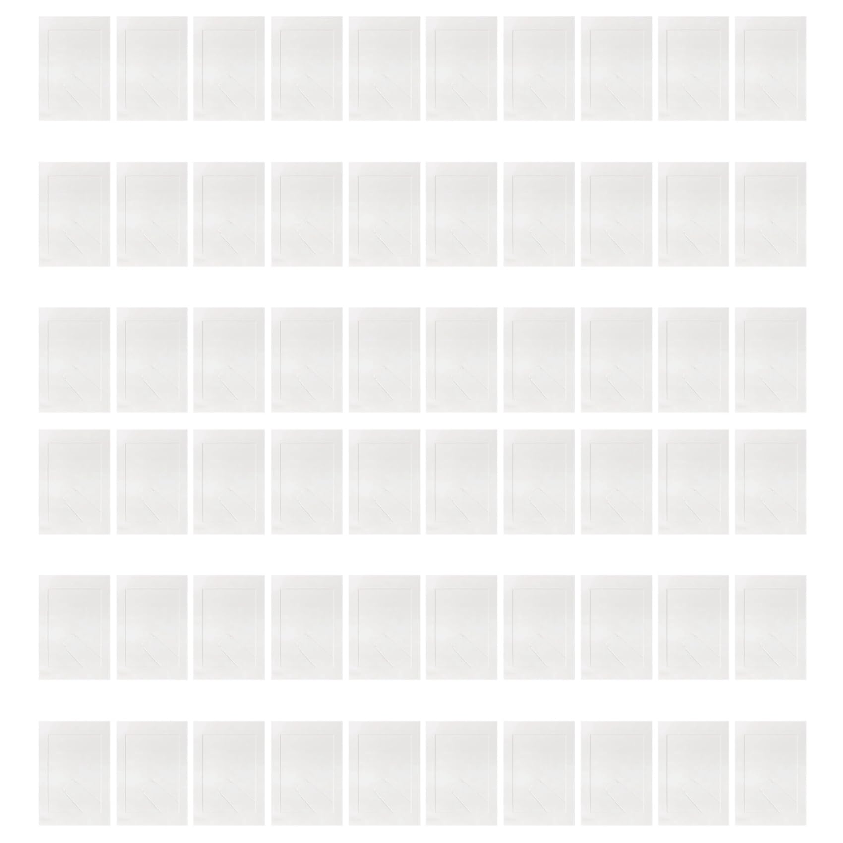 Hndhbfgrt 60 Pack Paper Picture Frames for 4 X 6Inch Photos, Standing White Cardboard Photo Frames with Easel DIY Crafts Frame