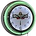 Moosehead Breweries Since 1867 Beer Logo Green Double Neon Wall Clock