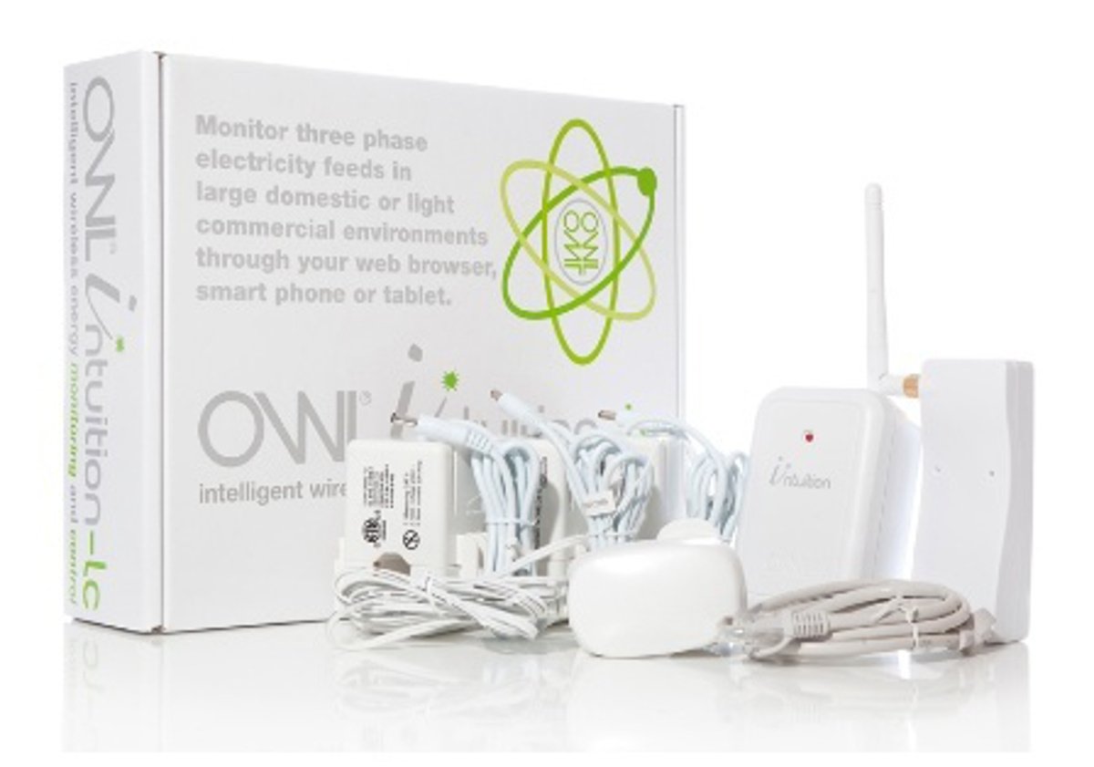 Owl Intuition-LC Misuratore di consumo elettrico per uso in casa o ufficio con collegamento a internet (200 Amps)