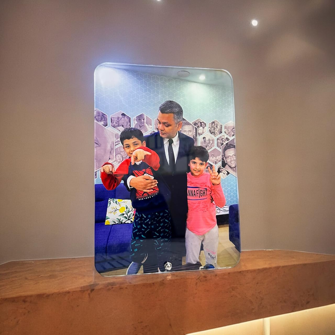 Tresneria ® Acrylic Table Top 3 mm Customizable Photo Frame for Home Decor (DeskFrame) | 8.2 x 11.3 inches | Gifting on Birthday, Anniversary, Corporate and other Moments (B0D84FYRS1) Amazon Price History, Amazon Price Tracker