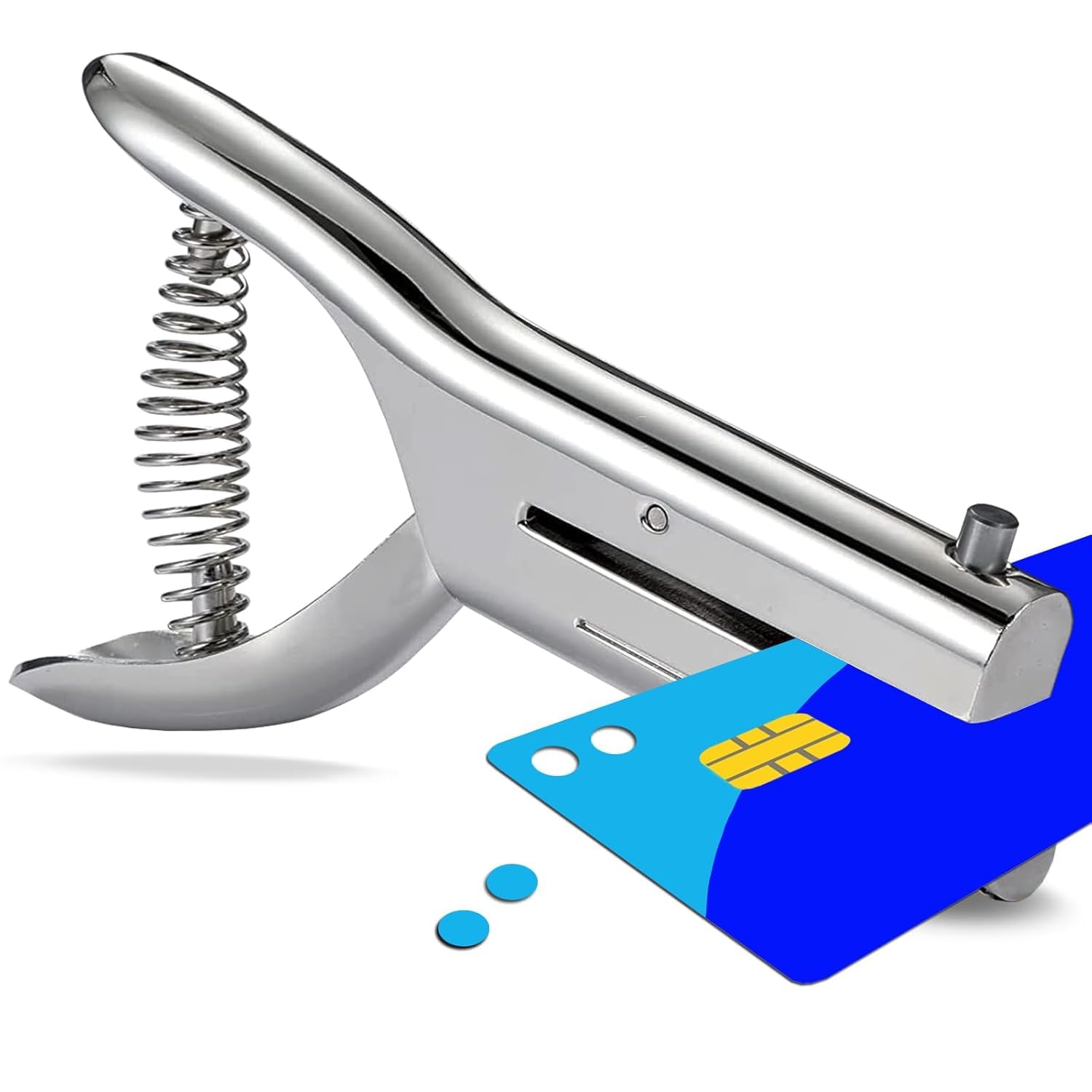 Jiedd Perforatrice,Perforatore a Foro Singolo Metall Handheld 1 Hole Foratrice per Carta in