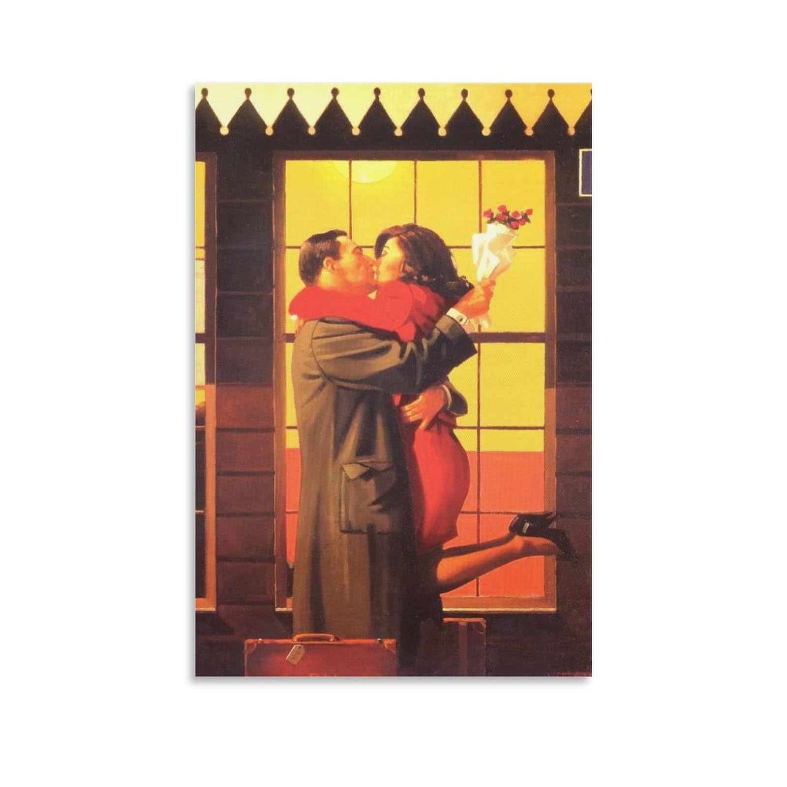 Back Where You Belong by jack_vettriano Wall Art Prints Poster Poster Print Art Wall Painting Canvas Posters Modern Bedroom Decor 20x30inch(50x75cm)
