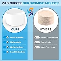 Vista 5 de Tabletas de Bromo para SPA Bañera de Hidromasaje 1lb 4lb 6lb Tabletas de 1 Pulgada Tabletas Bromantes Potenciador Elimina Bacterias Algas Sensación