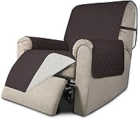 Vista 171 de Easy-Going Funda de Sofá Reclinable Reversible Funda de Sofá Resistente al Agua Funda de Sillón Protector de Muebles con Correas Elásticas
