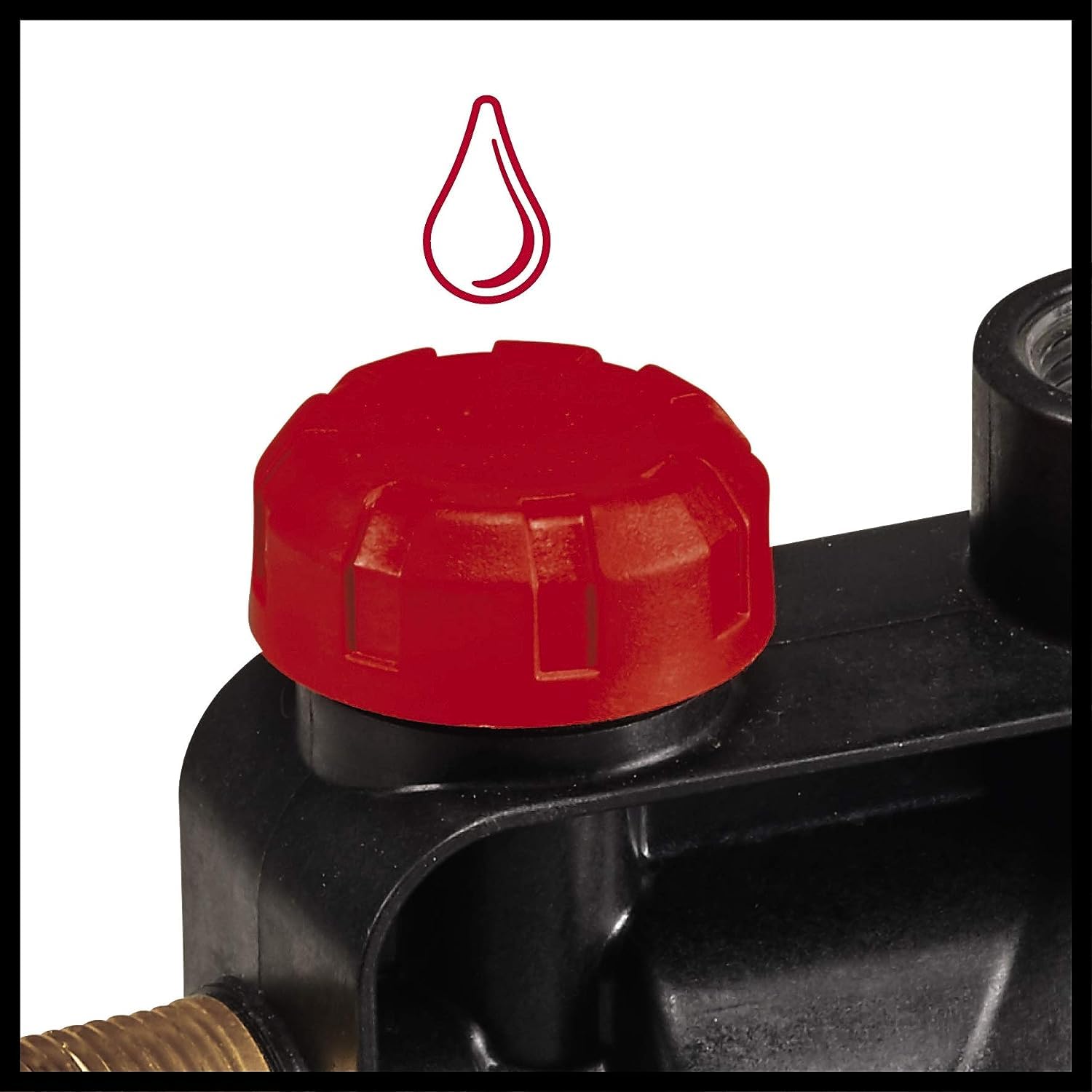 Einhell Gartenpumpe GC-GP 6040 ECO (600 W, max. 3.6 bar, 4000 L/h Fördermenge, Wasserfüllanzeige, klappbarer Handgriff, Wassereinfüllöffnung /-ablassschraube, Frostschutz, Thermoschutz)