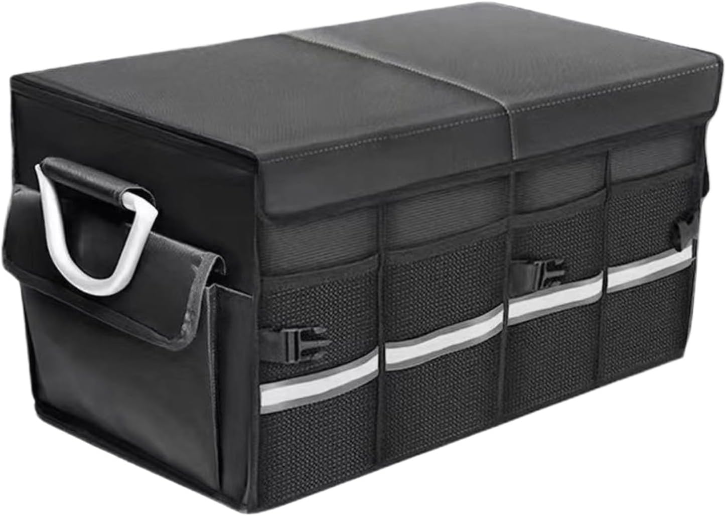 Junction Organizer Storage - Automotive Utility Box, Vehicle Accessory Holder | Multi-Compartment Foldable Container with Waterproof Material and Non Slip Bottom,