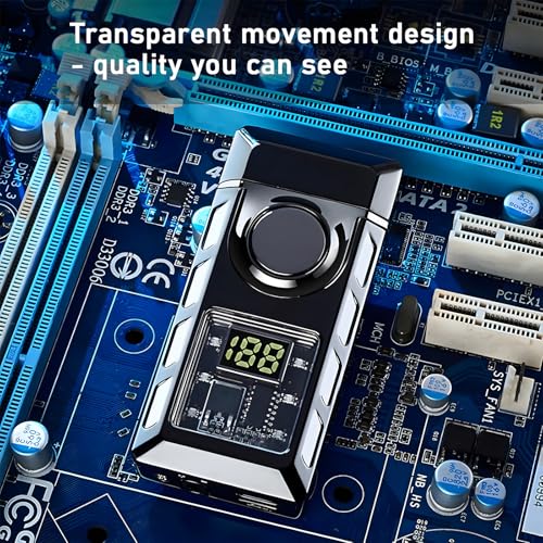 Encendedor Eléctrico Dual Flame con Display LED y Recargable miniatura 5