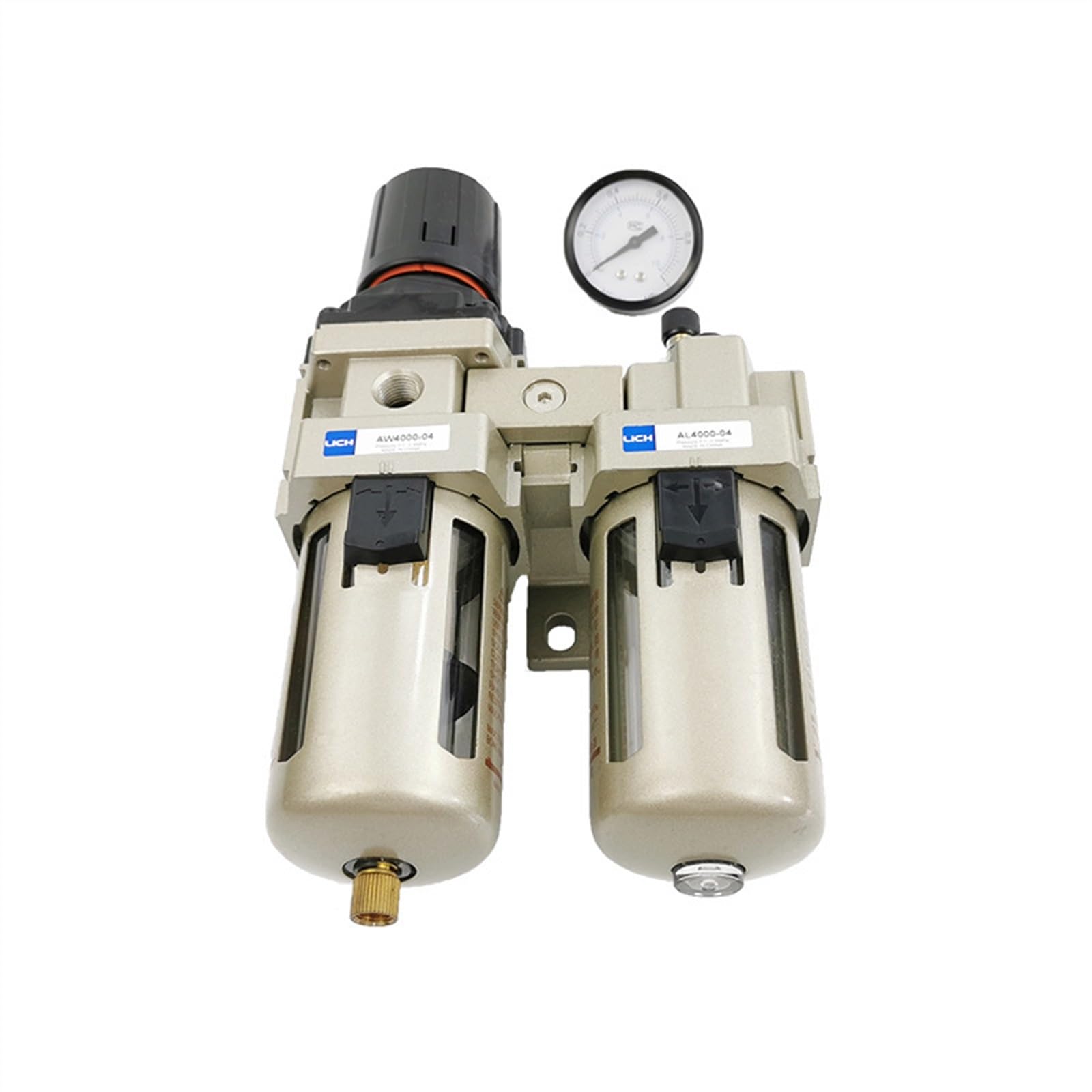 Purgador automático de neblina aceite con filtro aire y regulador presión dos piezas AC2010(AC3010-03)