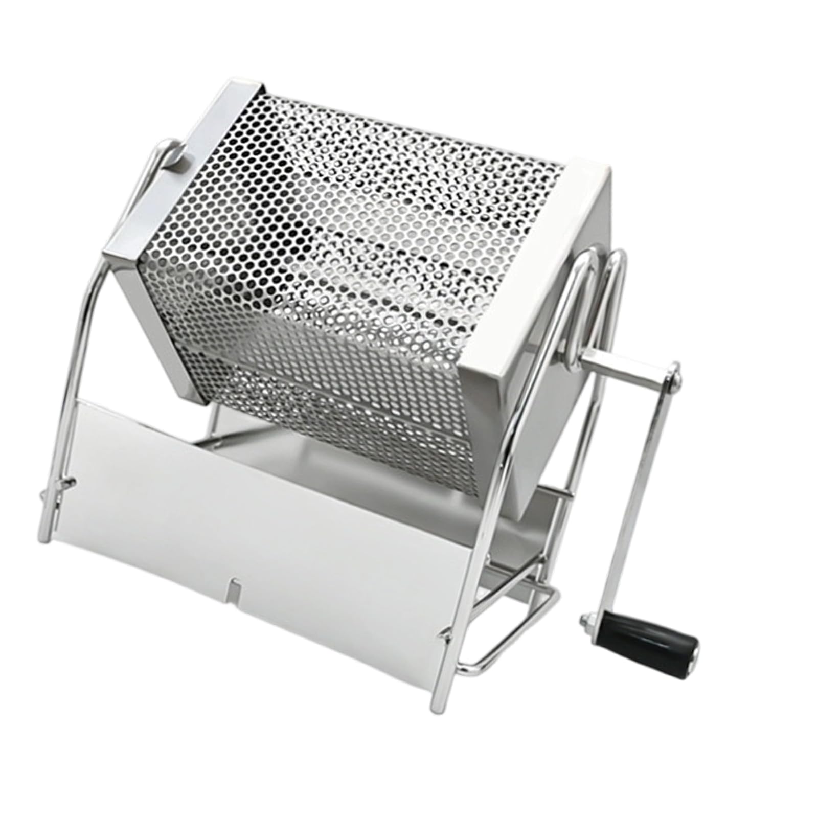 Limtula Handy Crank Coffee Roaster with Stainless Steel Drum for Even Heating Camping Coffee Roasting Machine