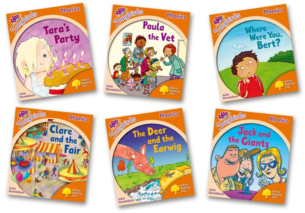 Oxford Reading Tree Songbirds Phonics Stories: More Stage 6 (6 Book Set)