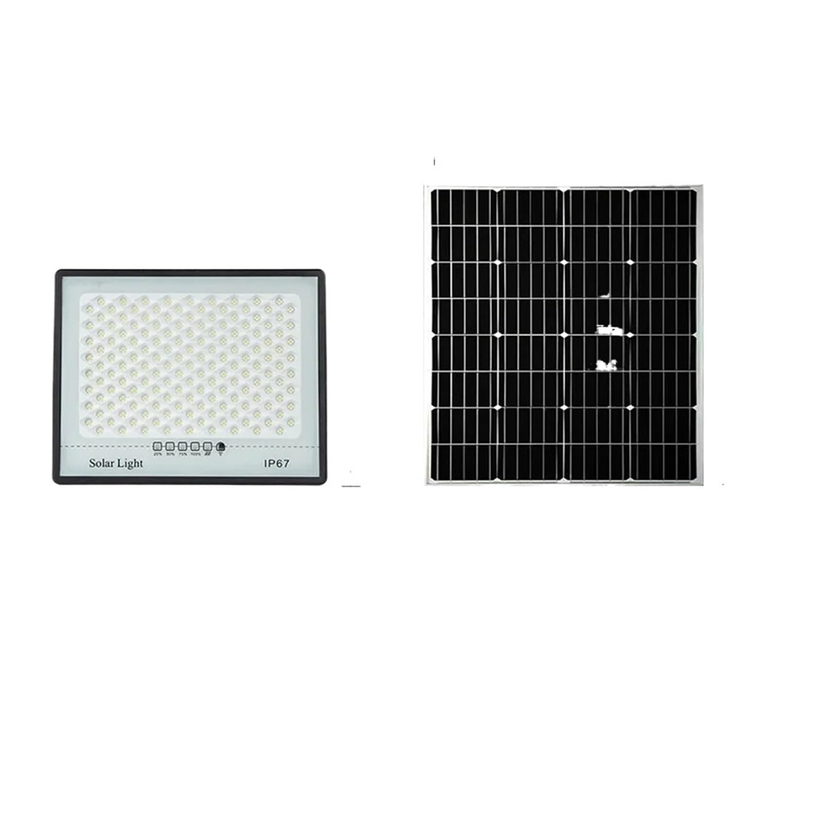 LNHHG Solar Flood Light 300W Solar Lamp Outdoor Waterproof Spotlight Led Light with Remote Control Street for Garden Driveway Garage Patio