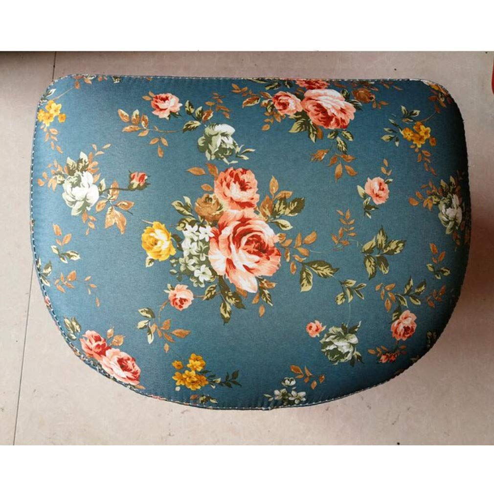 Petit banc nordique massif gzz et repose-pied de salon court A01