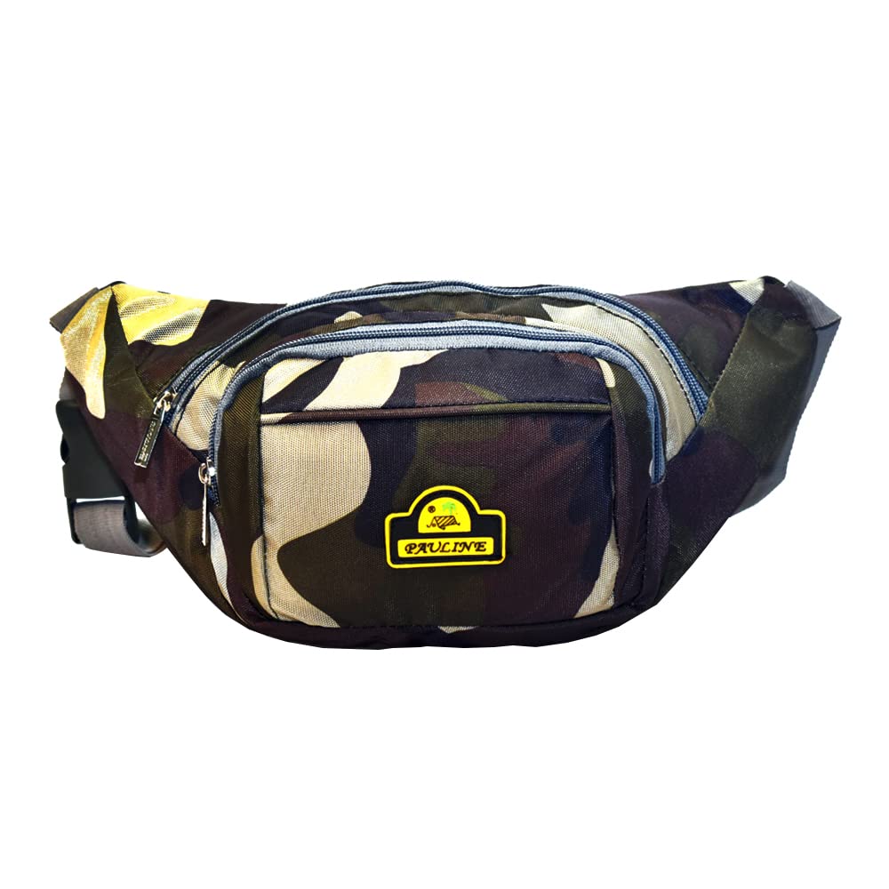 PAULINE Waist Bag for College Travels Casual For Men & Women (6" x13''x3'.5" cm)