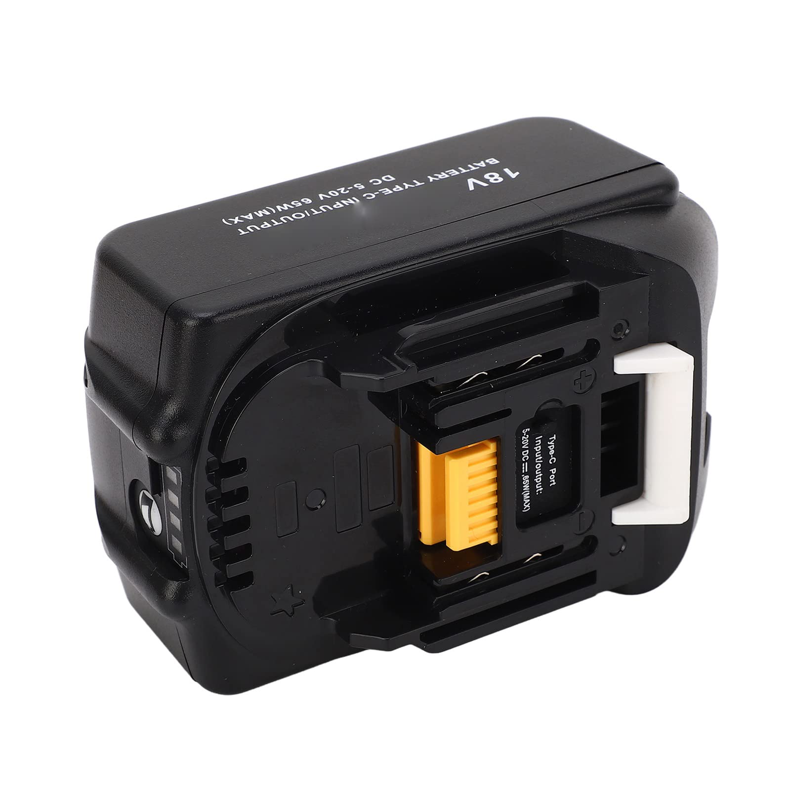 TARSHYRY Batería de Iones de Litio de 18 V con Indicador de Alimentación LED Tipo C para Varios Modelos, Alta Capacidad y Rendimiento Duradero (5.0 Ah)