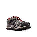Columbia Youth Redmond Waterproof, Black/Flame, 4