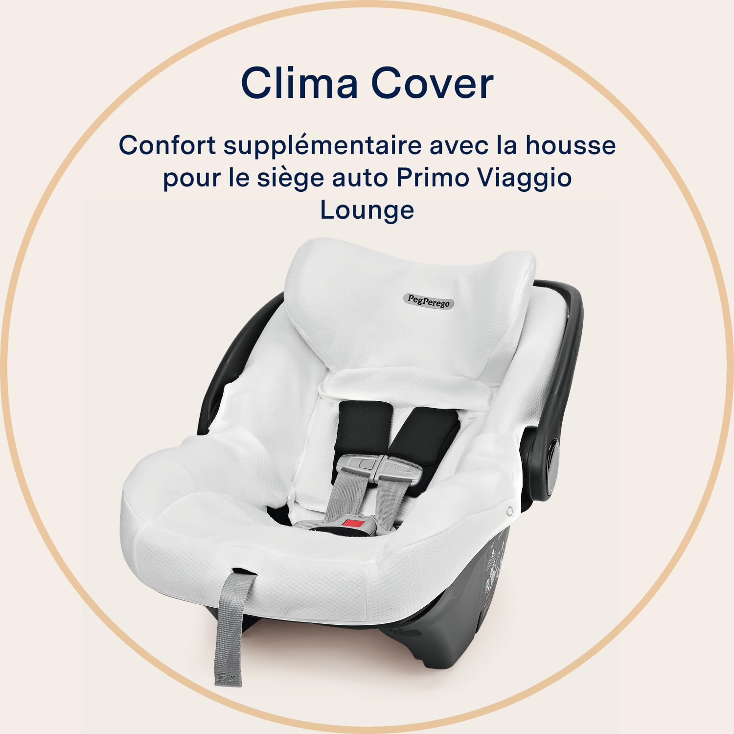 PEG Clima Cover - Housse Thermorégulatrice en Tencel pour Sièges-Auto Primo Viaggio (Modèles SL, i-Size, Lounge, SLK) de Peg