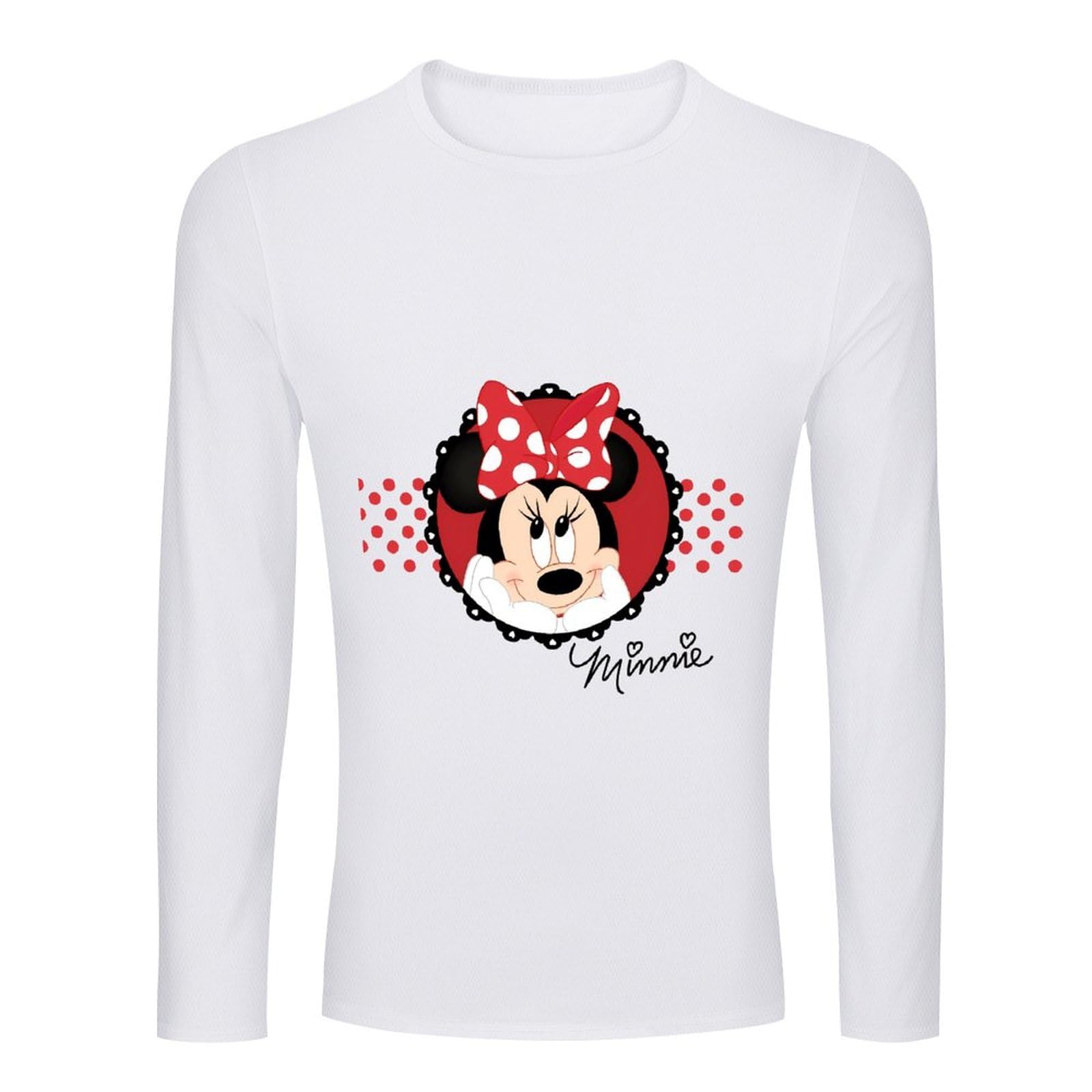 【新品】Babb Original ミニーマウス 長袖Tシャツ　ロンT Lサイズ 新品】Babb Original ミニーマウス 長袖Tシャツ ロンT Lサイズ