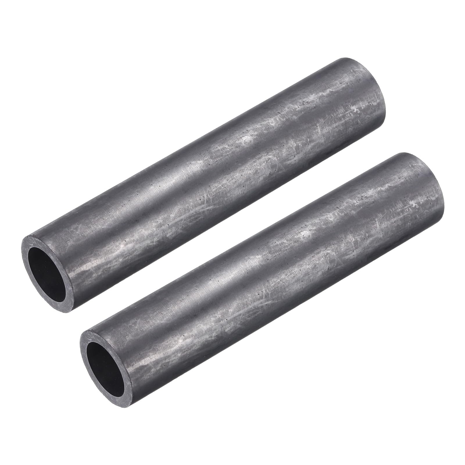 QUARKZMAN Tube en Graphite Bâton de Mélange en Graphite Bâton de Mélange de Creuset Longueur de 5,5 Pouces Diamètre Extérieur de 1,1 Pouce pour Remuer les Métaux Liquides, la Coulée 2 Pièces