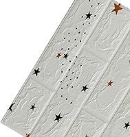 Vista 19 de ECYC Ltd Paneles de pared de espuma de ladrillo 3D de 13.78 x 30.31 x 0.18 pulgadas, paneles de papel tapiz de espuma autoadhesivos, calcomanías