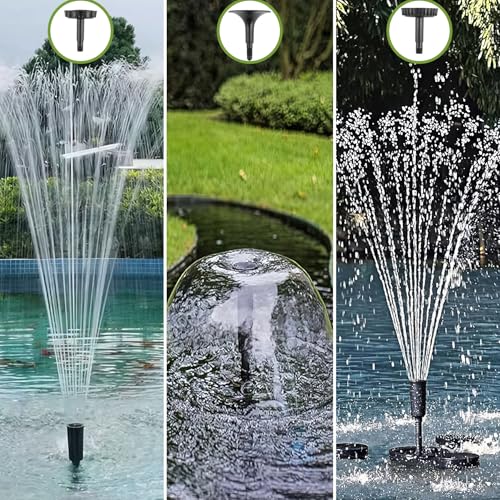 Forever Speed Springbrunnenpumpe außen 1000L/H Teichpumpe Wasserspielpumpe für Gärten, Teich, Brunnen 20W