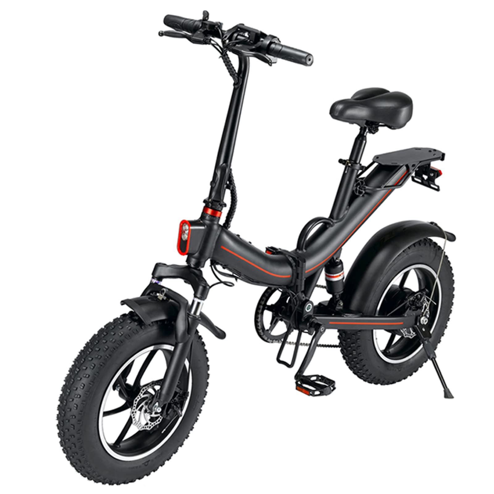 Buy 48V/15Ah Electric Bike, 16"x 4.0" Tire ebike, Powerful 600W Peak