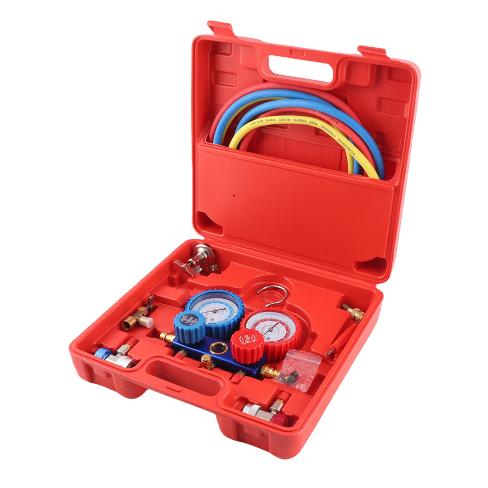 Pro-Grade Digital Manifold Gauge Set - HVAC Gauges AC