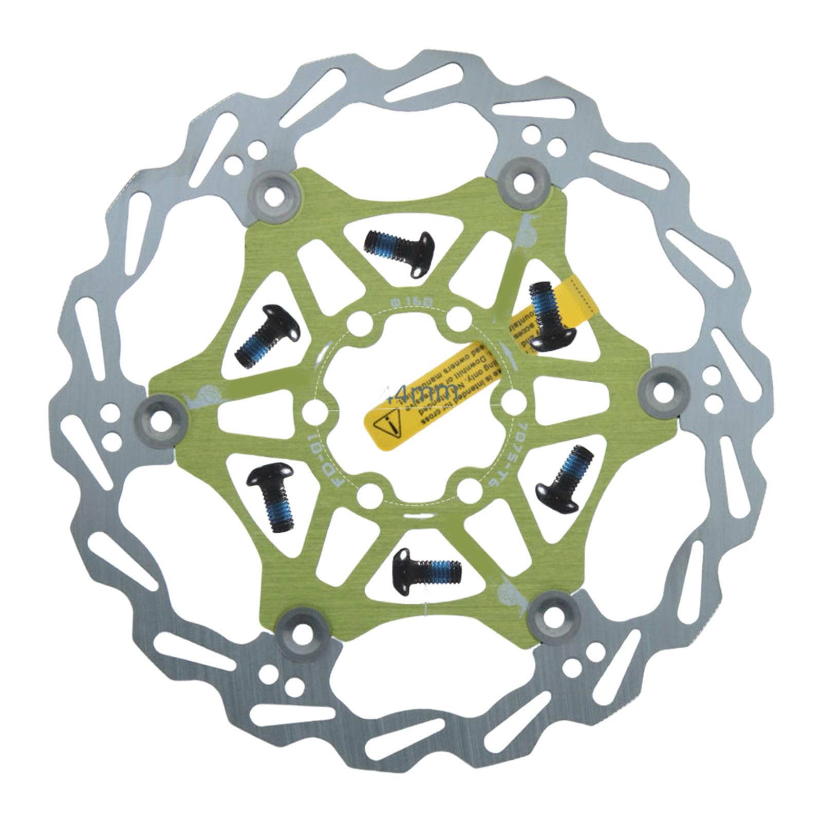 CAZSTYK Weight Heat Dissipation Bike Brake Disc Road Hydraulic Brakes Rotor for Enhancing Braking Efficiency Durability Floating Disc Brake Rotor