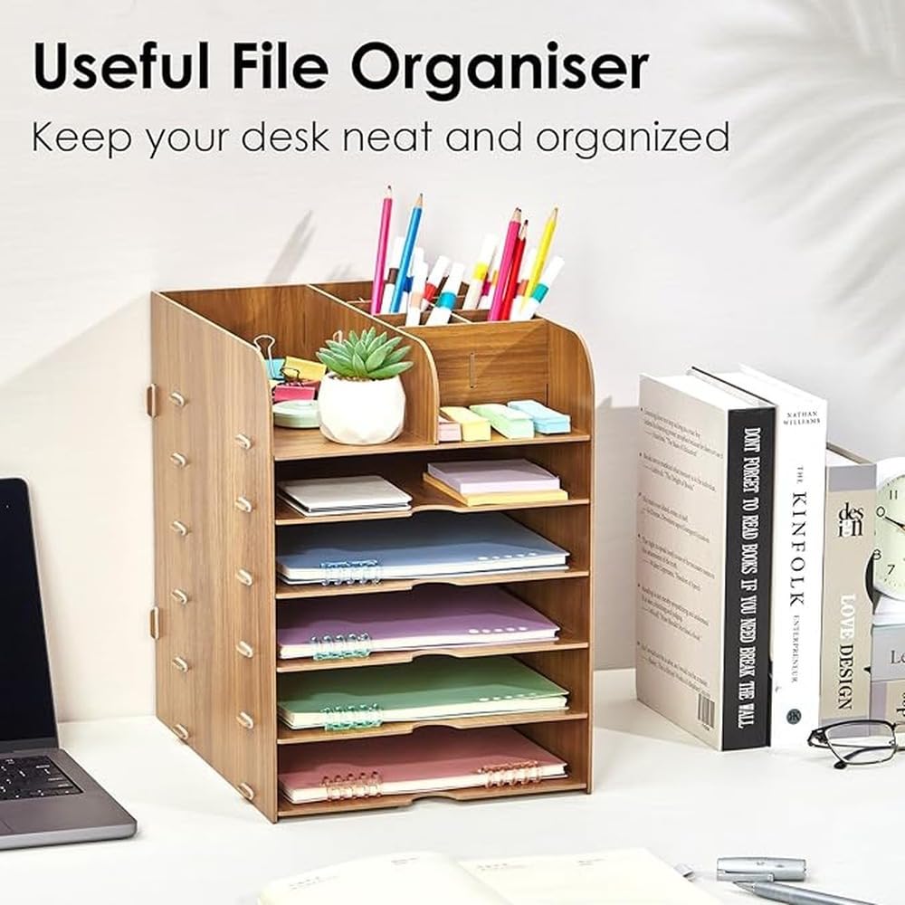 Organizzatore da scrivania per insegnanti, per riporre materiali