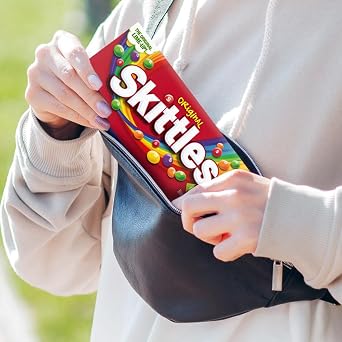 SKITTLES Original Chewy Candy Theater Box, 3.5 oz Individually Wrapped Boxes (Pack of 12) for Movie Nights, Road Trips & Sharing