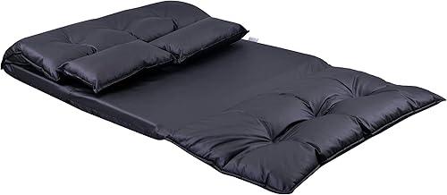 Miniatura 9 de Quarte Sofá perezoso, sofá cama plegable ajustable para ocio, sofá futón con dos almohadas para sentarse y descansar, ver la televisión, juegos
