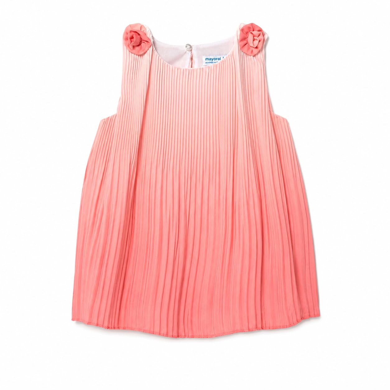 Generico Vestito Estivo Neonata 6-24 Mesi Elegante in Chiffon con Maniche a Volant e Fiocco – Abito Bambina Cerimonia Primavera Estate