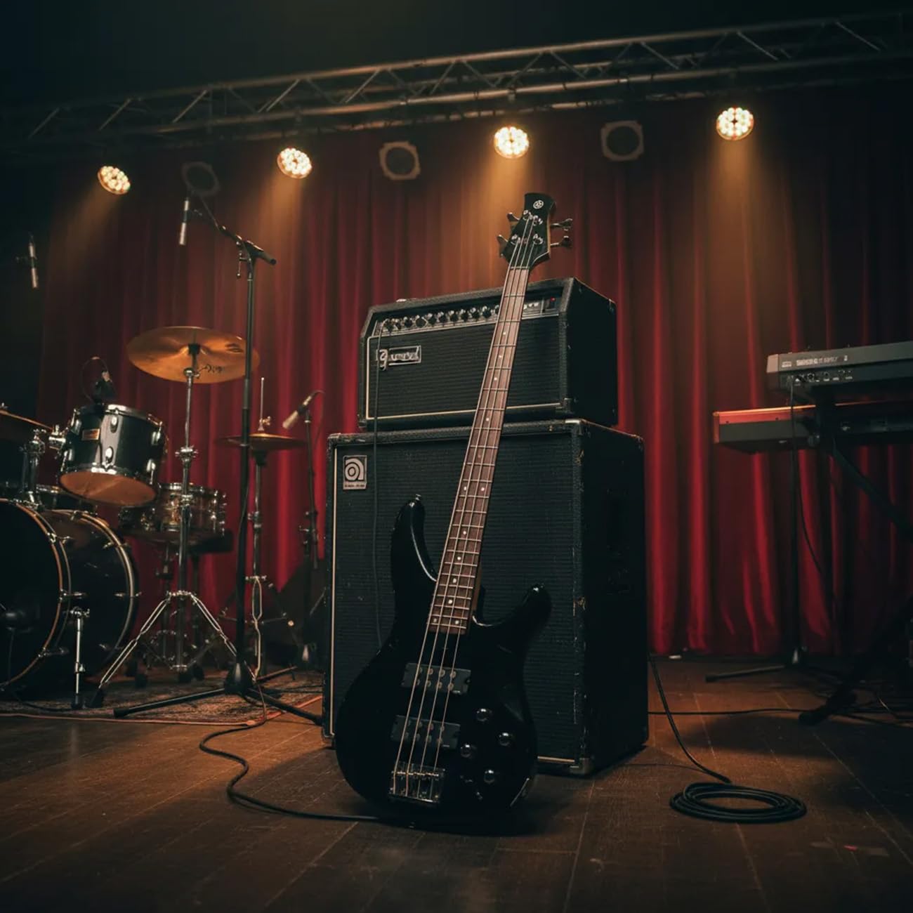 Amazon.com: Yamaha TRBX304 BL 4-String Electric Bass Guitar