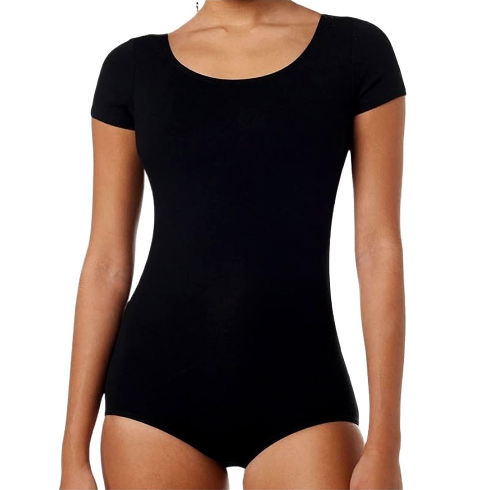 Maillot Ballet Mujer Malla de Baile básica clásica for Mujer, for Gimnasia, Ballet, Manga Corta, for Adultos, Ropa y
