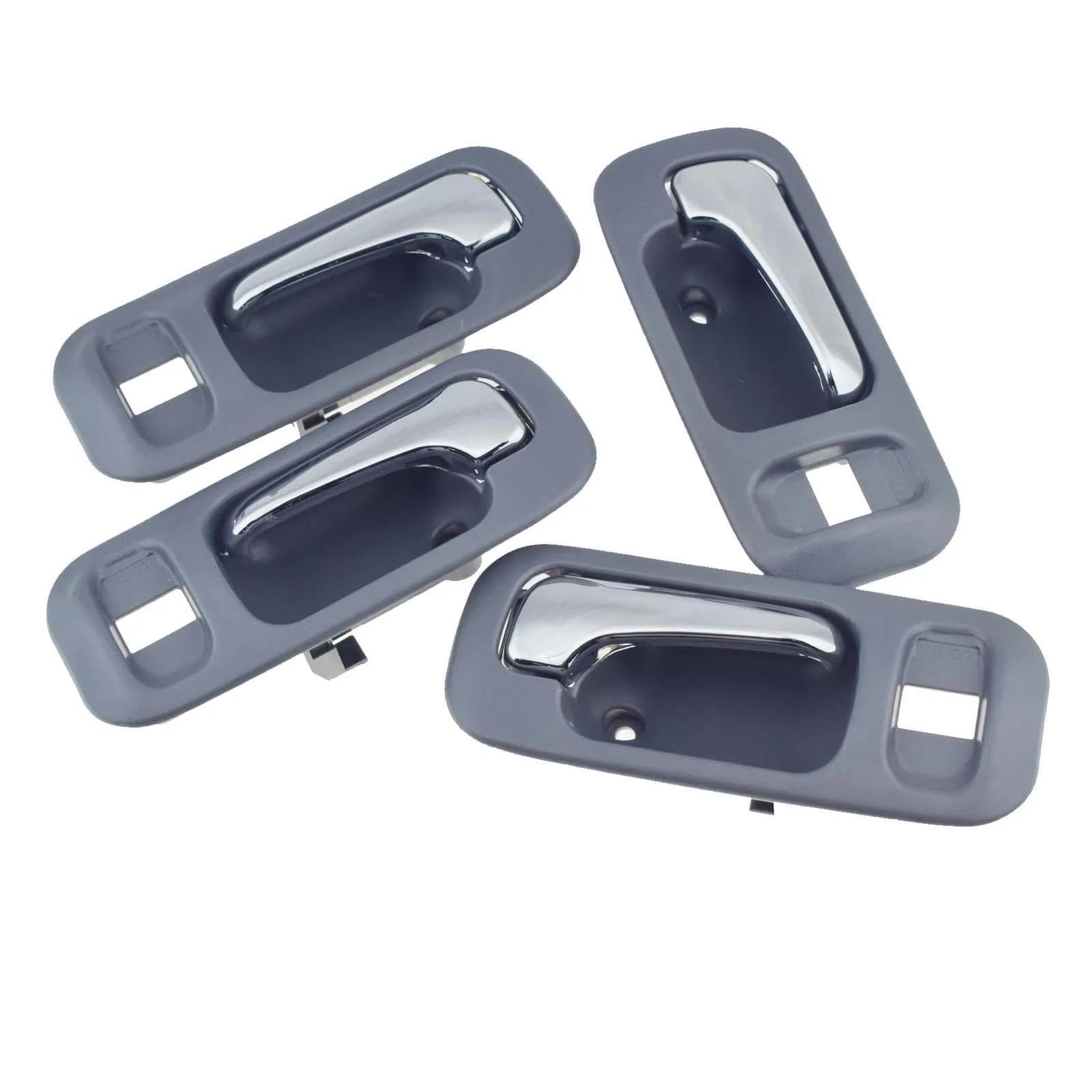 Fkhbzm Titanium 4Pcs Lh Rh Car Inside Door Handle Interior Front Left Right For Odyssey 1995 1996 1997 1998 72124S10a11za 72164S10a11za