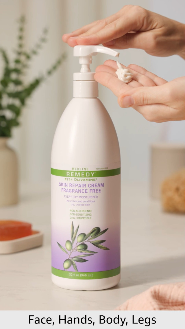 Amazon.com: Medline Remedy Unscented Olivamine Skin Repair Cream