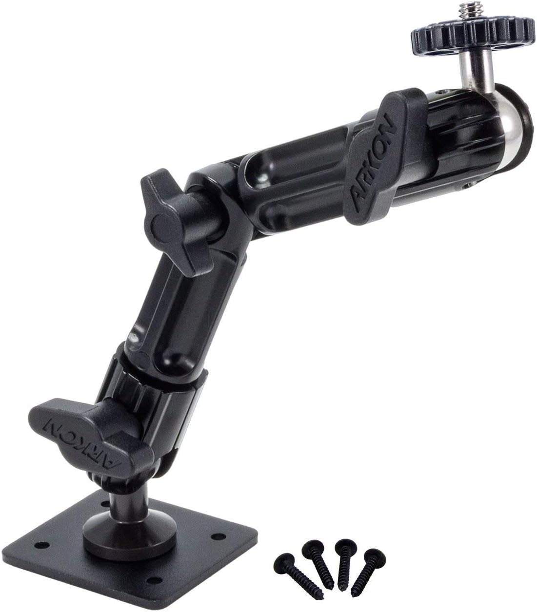 ARKON Mounts - Camera Wall Mount Robust Aluminum Construction Easy Installation Precision adjustments to capture any angle Great security camera mount for CCTV cameras, camcorders, and more