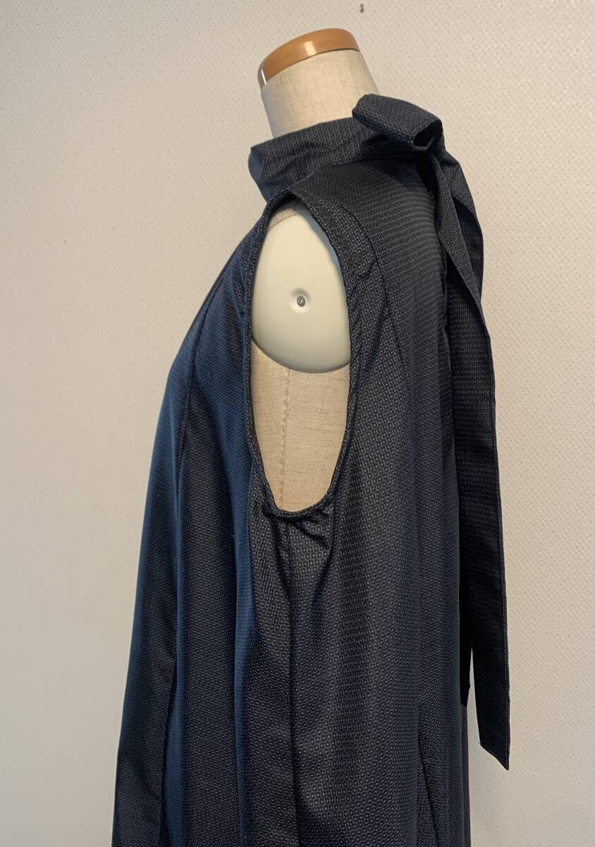 Amazon.co.jp: 着物リメイク 男物大島紬 後ろリボンAライン