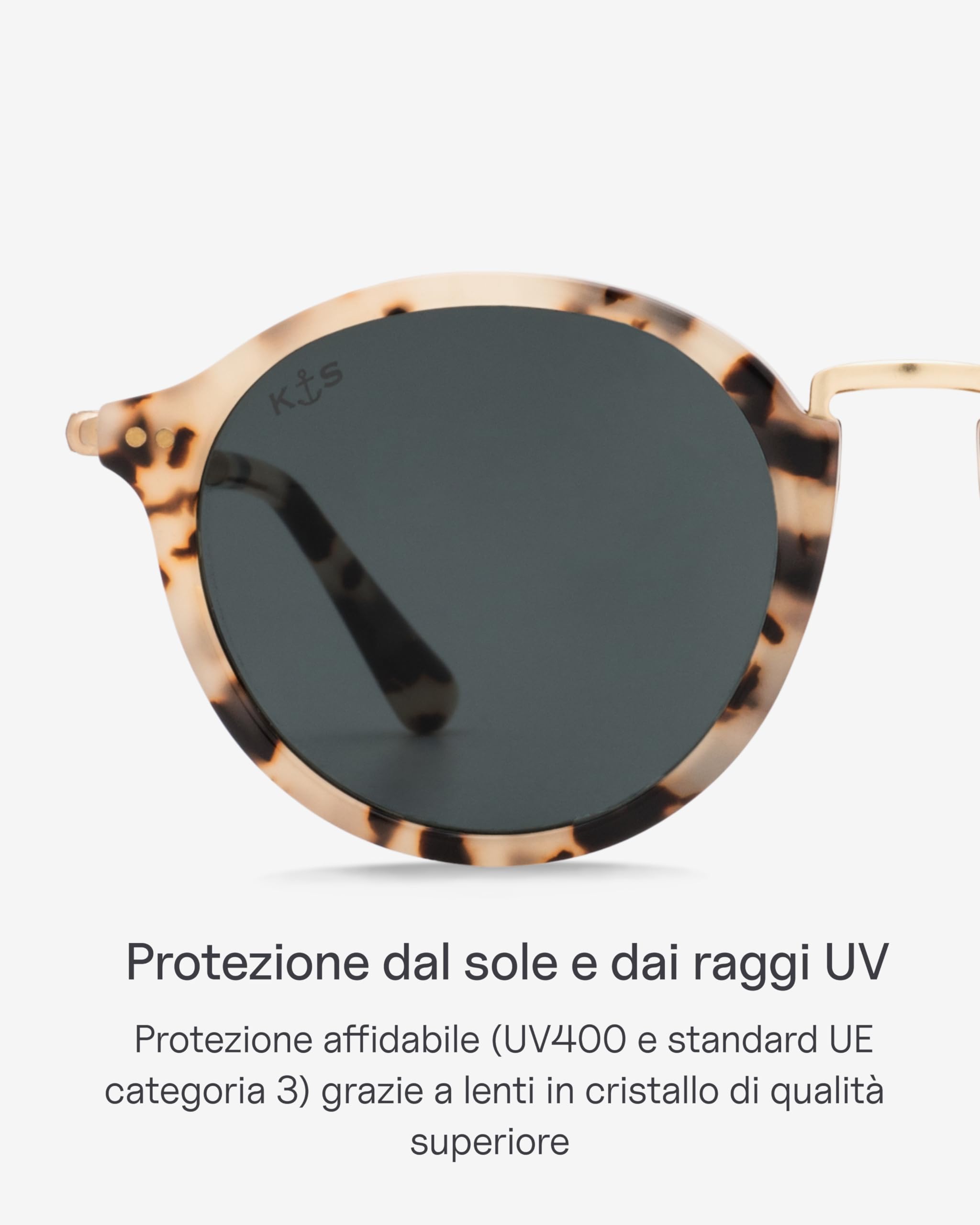 Kapten & Son Occhiali da sole Maui | Unisex | Eleganti sunglasses realizzati con materiali selezionati | Affidabile protezione solare e protezione UV | Larghezza telaio: 140 mm