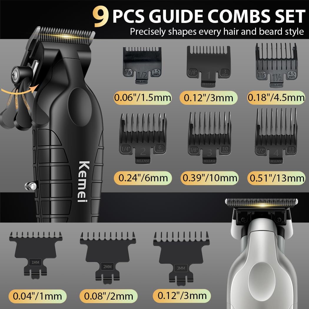 Amazon.co.jp: KEMEI 2293 2290D コードレス ヘアクリッパー 男性用
