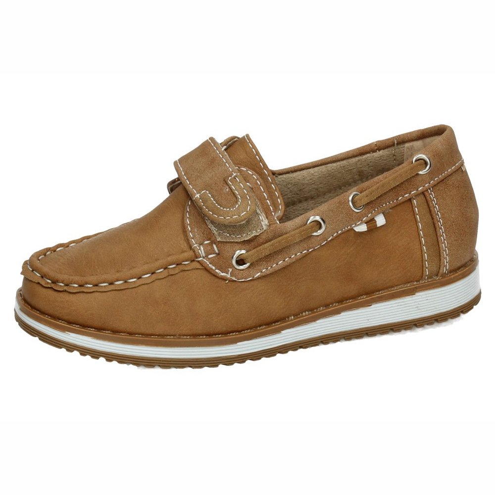 DEMAX NS599B-18 Mocasines DE NIÑO NIÑO Zapatos MOCASÍN Camel