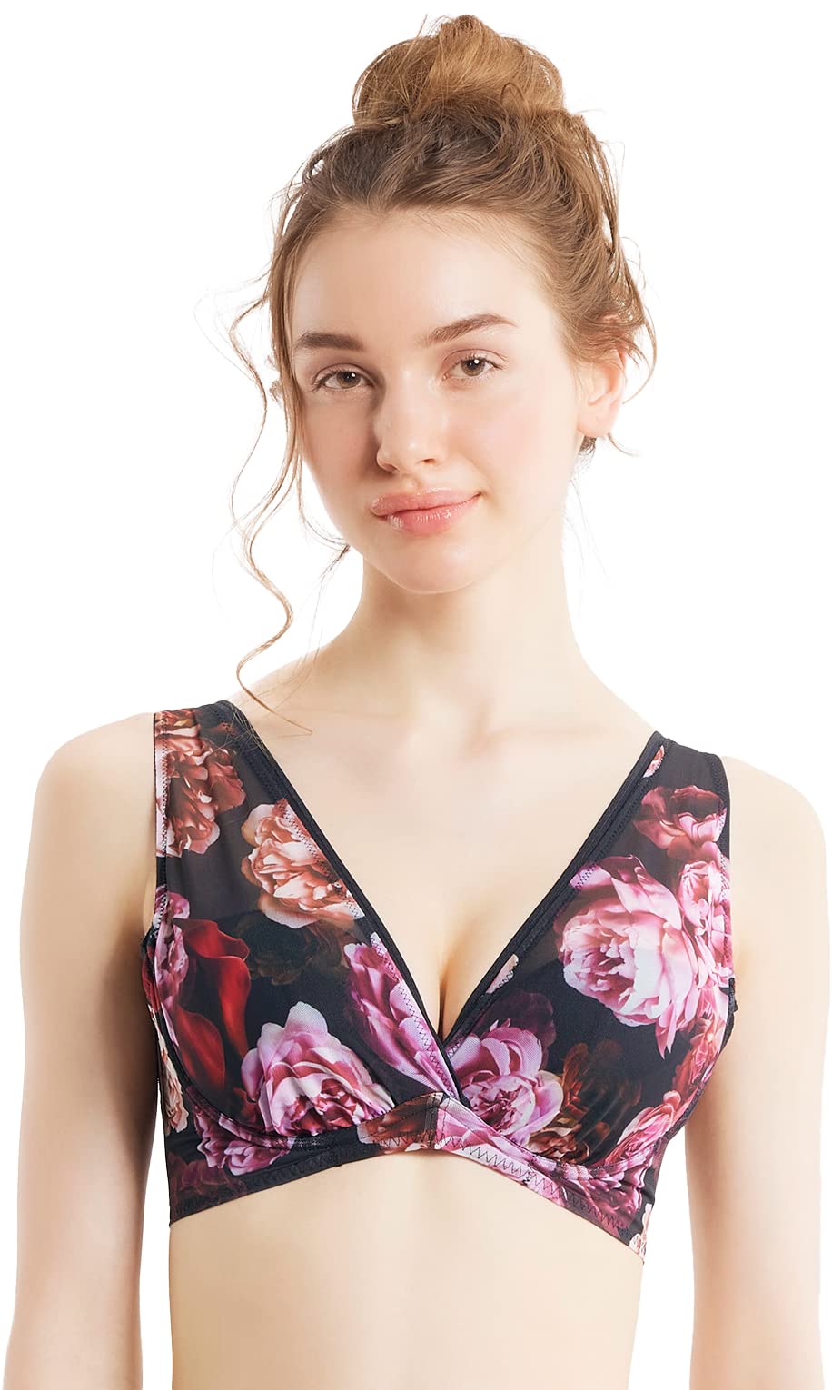 ドクターメソッド ノンジーブラ Ｍ　ブラック　パイルペタルピンク　2枚組 ドクターメソッド ノンジーブラ M ブラック パイルペタルピンク 2枚組