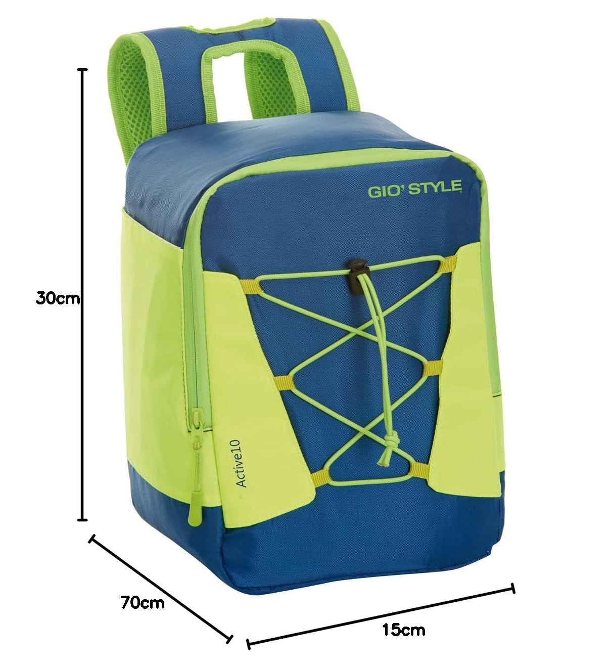 Giostyle Zaino Termico Active | 10 L | Spallacci Regolabili | Isolamento ad Alta Densità | Perfetto per Picnic ed Escursioni