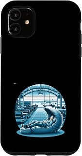 Airport Sleep Pod International World Traveler Travel Lover Case for iPhone 11