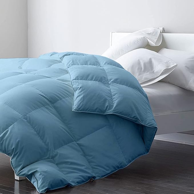 Microfibre Comforter/Quilt Blanket for Winter Pack of 1 - Light BlueDouble