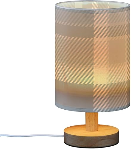 Miniatura 1 de FRODOTGV Led Table Lamp Night Stand Lamps Aesthetic Tartan Scotland Plaid Lights for Night Vision Kids Room